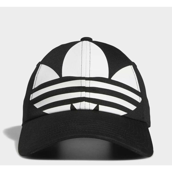 adidas Other - New ADIDAS Dad Hat Black White TREFOIL Logo Cap